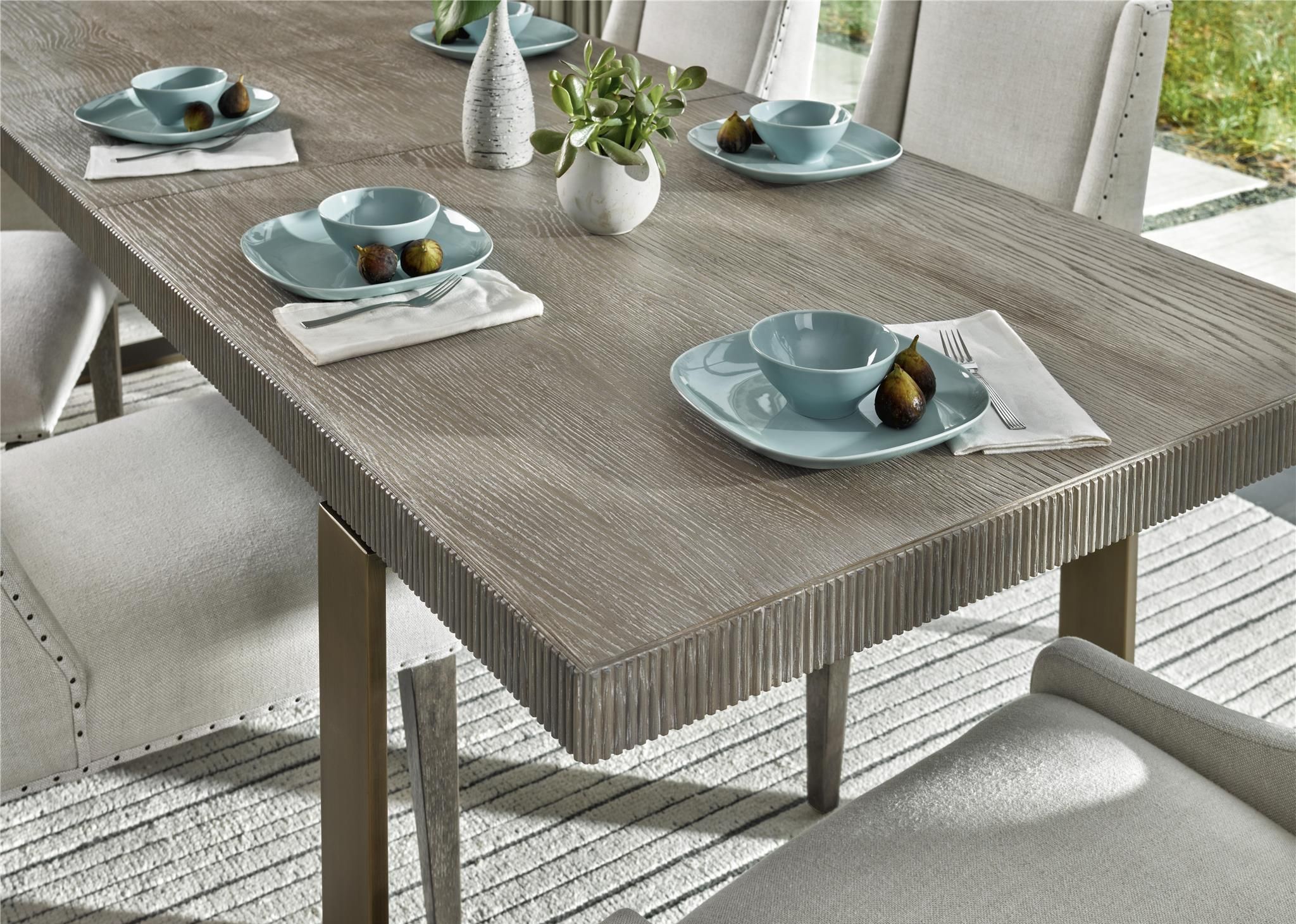 Modern Robards Brown Extendable Dining Room Set 1stopbedrooms