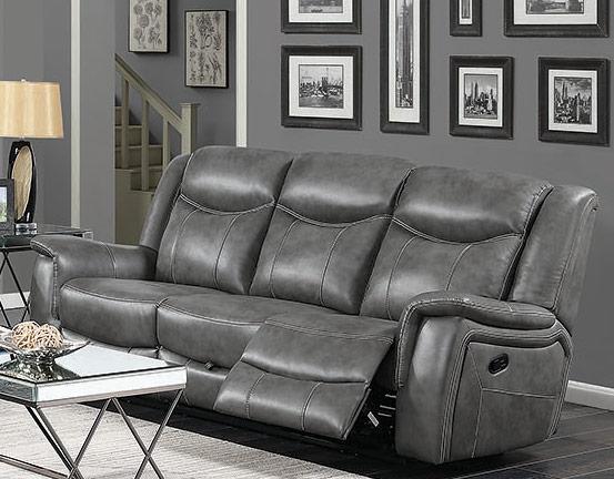 Coaster 650354 Conrad Series Faux Leather Sofa 1stopbedrooms