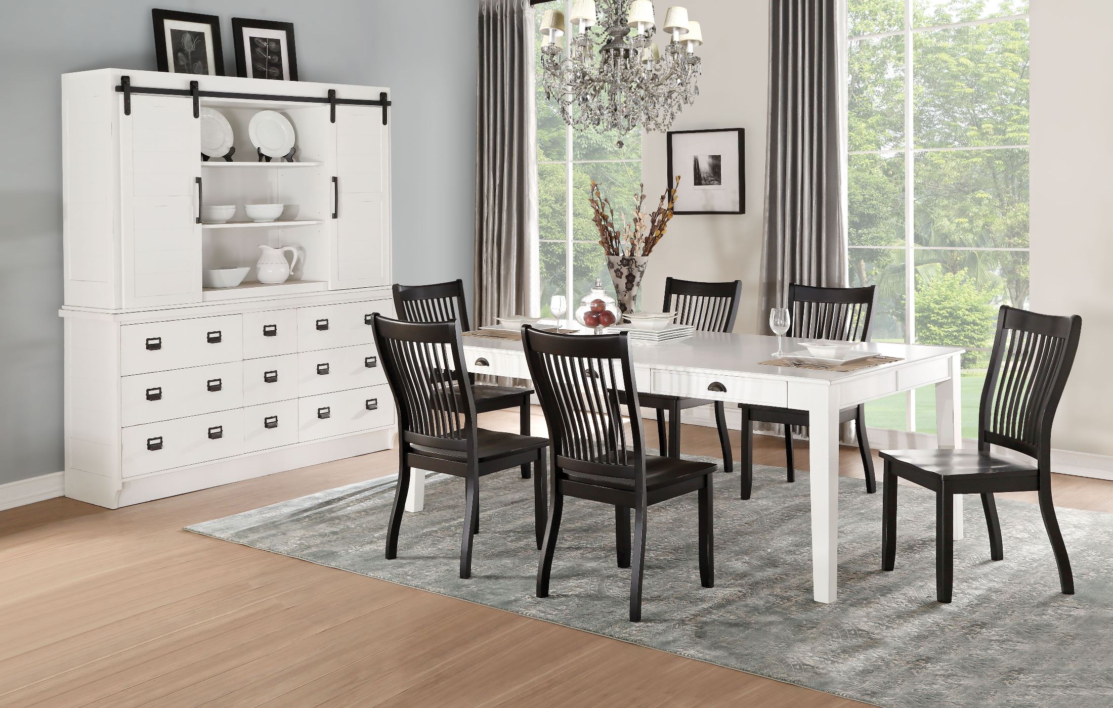 Renske Antique White Dining Room Set 1stopbedrooms