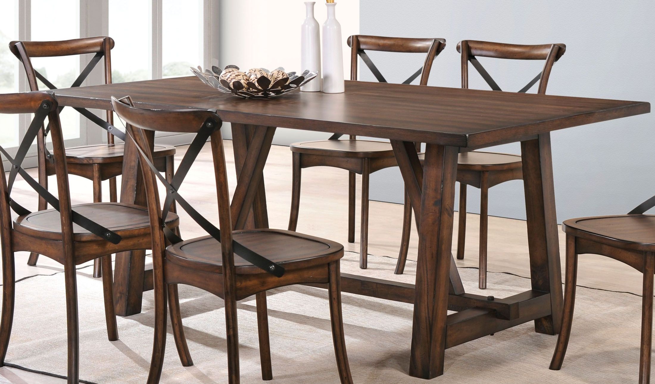 Kaelyn Dark Oak Dining Room Set 1stopbedrooms