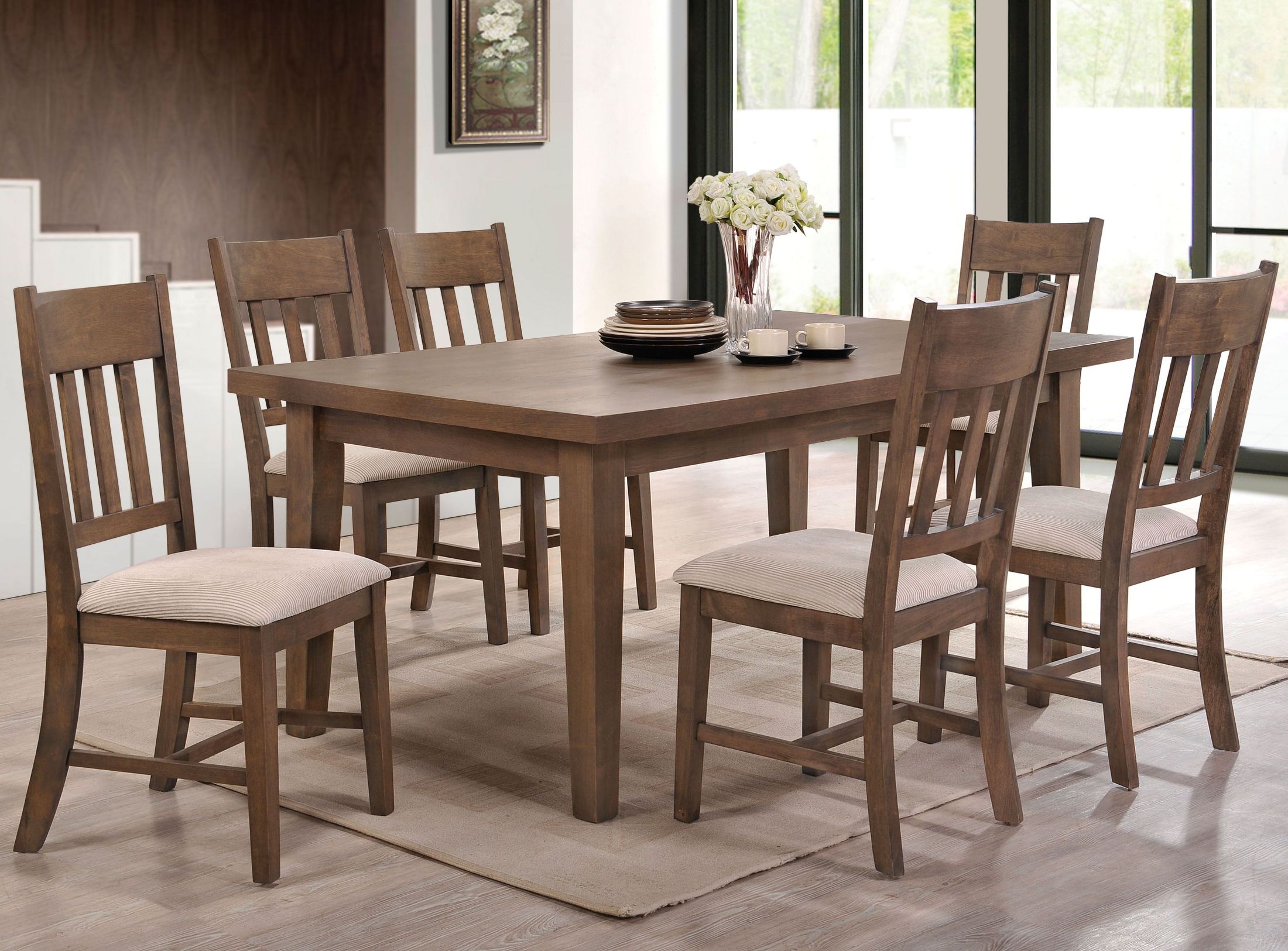 Ulysses Weathered Oak Dining Room Set Ulysses Weathered Oak Dining Room Set