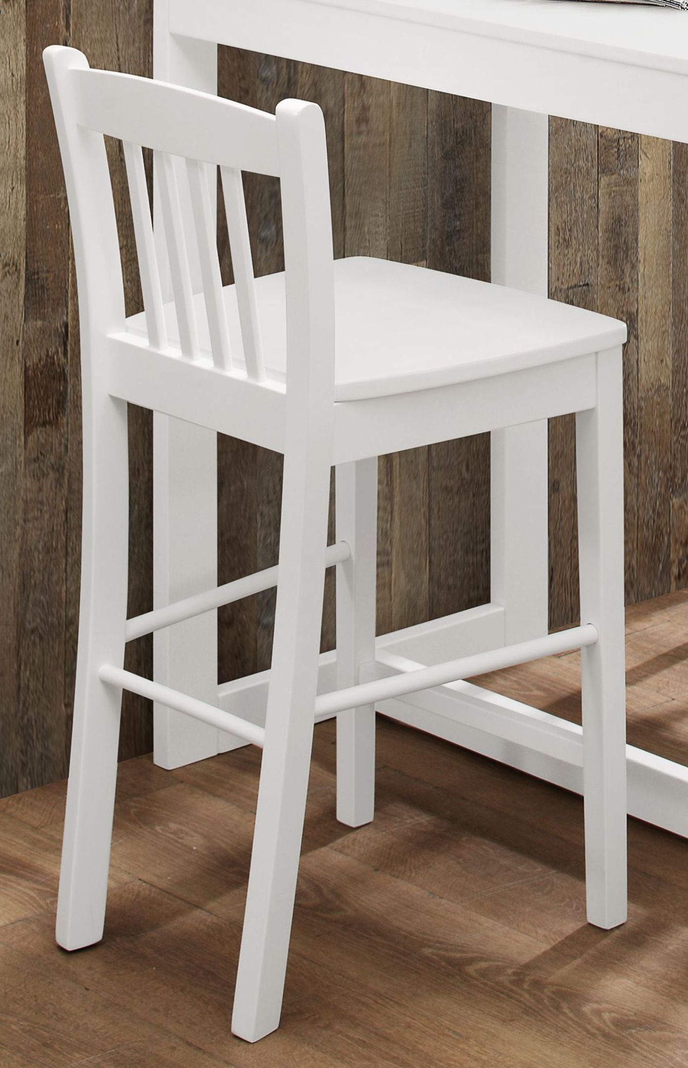 Tribeca Classic White Counter Height Dining Room Set 1stopbedrooms