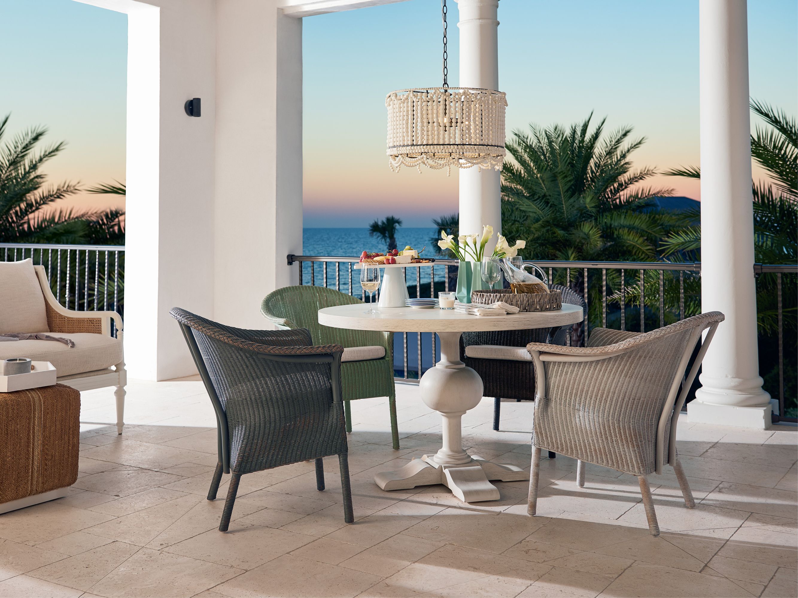 Get Wallpaper Coastal Living Sandbar Round Dining Room Set 1stopbedrooms For iPhone Free