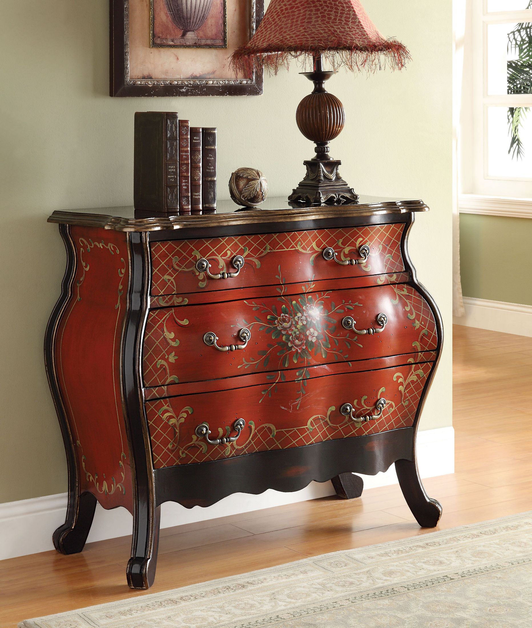 Iden Cherry Bombay Chest 1stopbedrooms