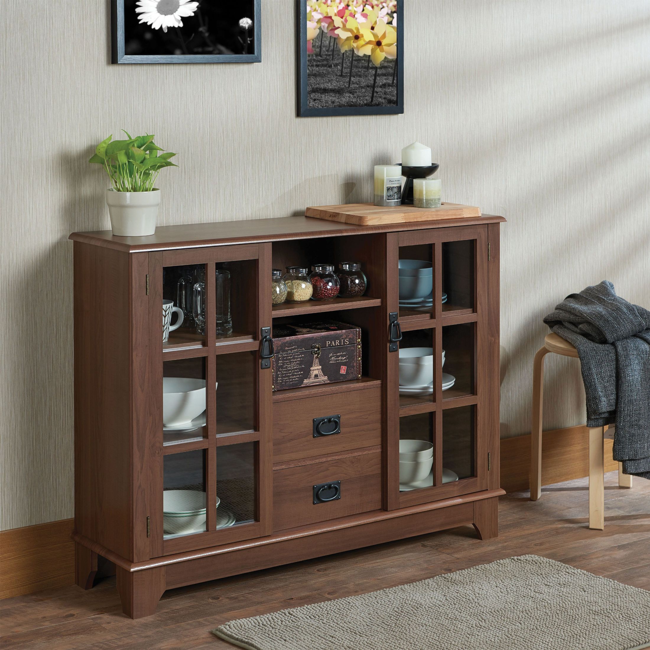 Dubbs Walnut Console Table 1stopbedrooms