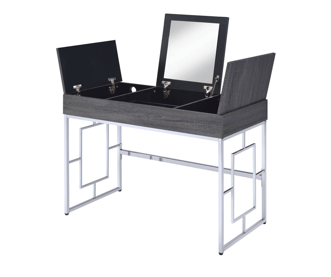 Acme Furniture Saffron Black Vanity Desk 1stopbedrooms