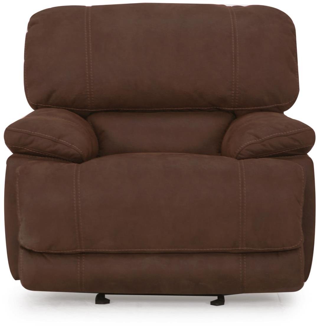 Concord Brown Power Recliner Chair In Polyester Suede Fabric 1stopbedrooms