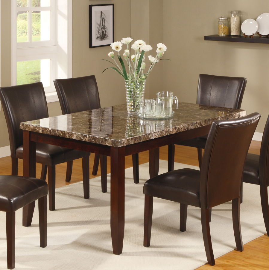Crown Mark Ferrara Espresso Dining Table 1stopbedrooms