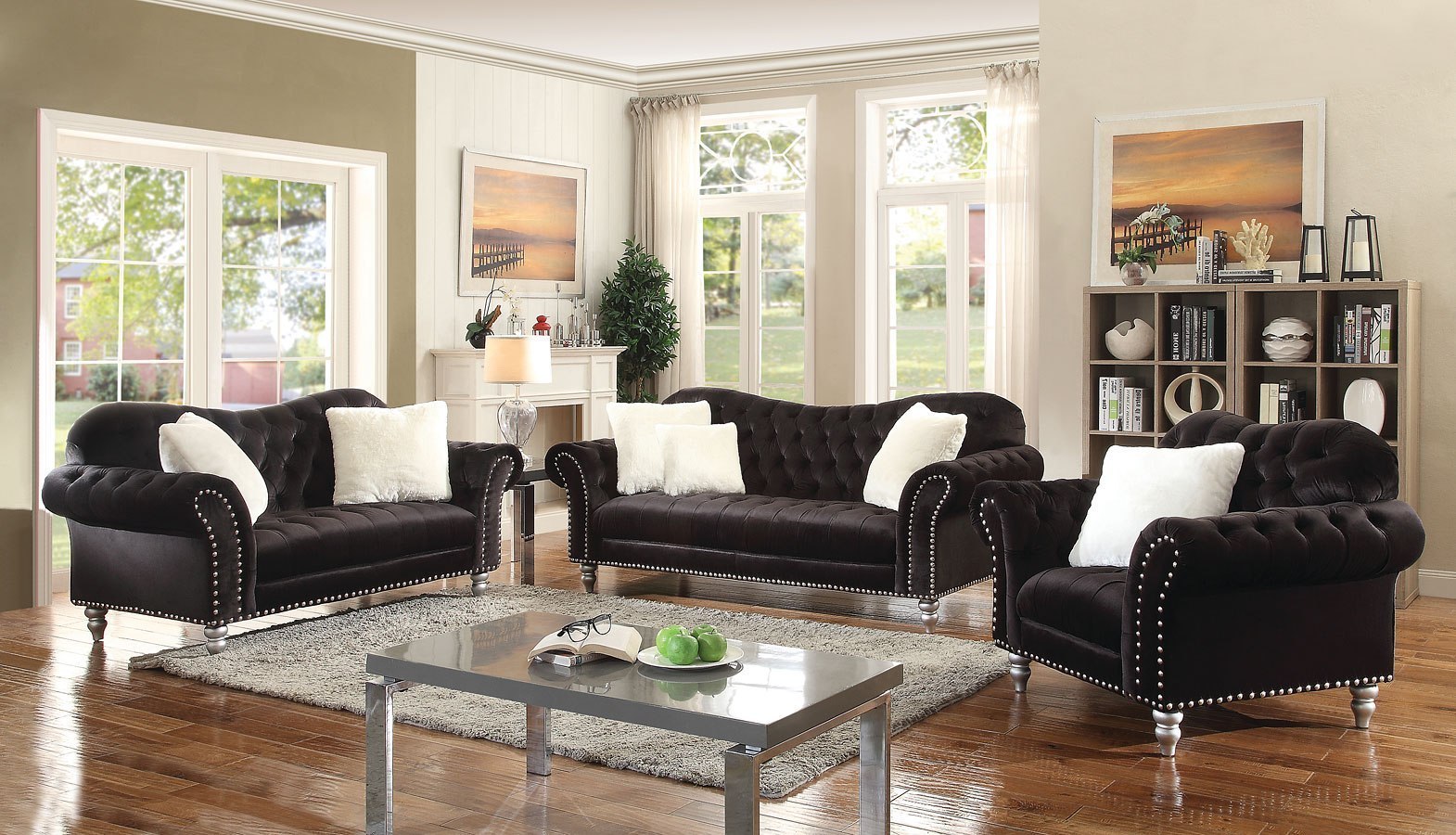 G709 Living Room Set Black 1stopbedrooms