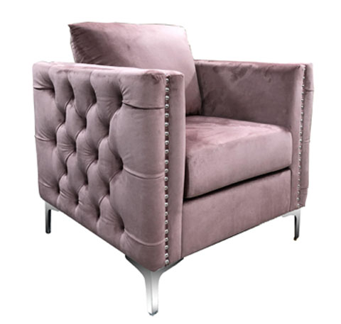 Lizmont Blush Pink Accent Chair A3000196 1stopbedrooms