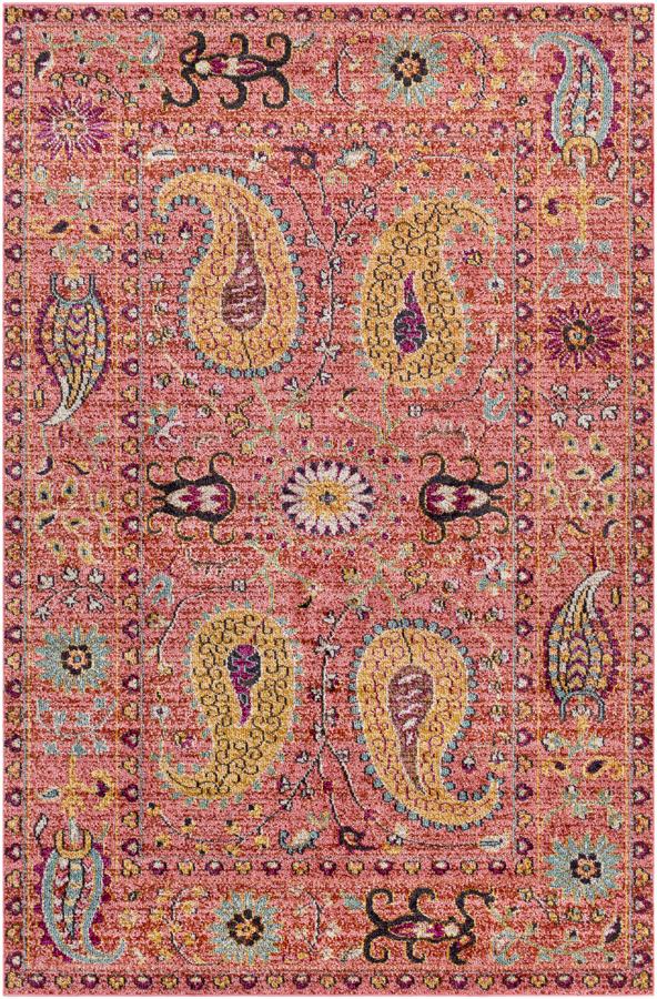 Surya Anika Pink Orange White Dark Blue Polypropylene Area Rug 36x24 1stopbedrooms - Pink And White Area Rug Surya Anika Pink Orange White Dark Blue Polypropylene Area Rug 36x24 1stopbedrooms - Pink And White Area Rug