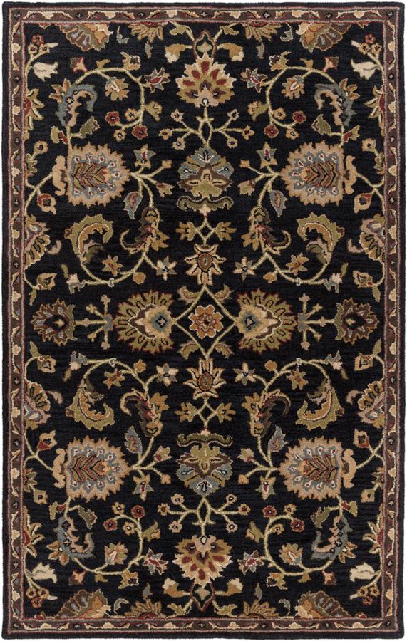 Surya Middleton Dark Green Gray Brown Garnet Wool Area Rug 36x24 1stopbedrooms