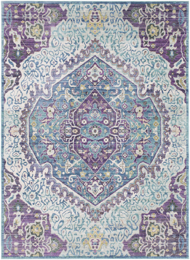 Surya Germili Bright Purple Pale Blue Area Rug 157 X 108 1stopbedrooms