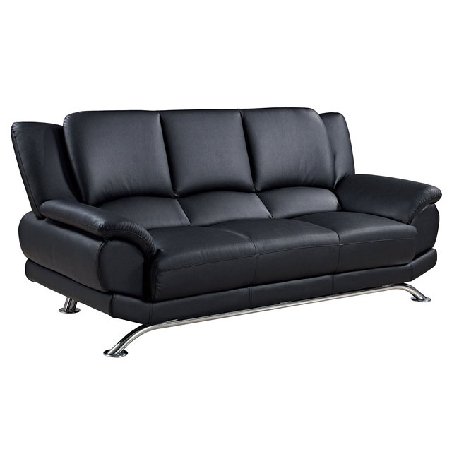 U9908 Black Modern Sofa 1stopbedrooms