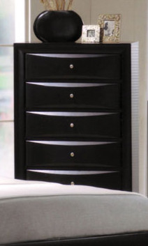 Acme Ireland Platform Bedroom Set in Black - 1StopBedrooms.
