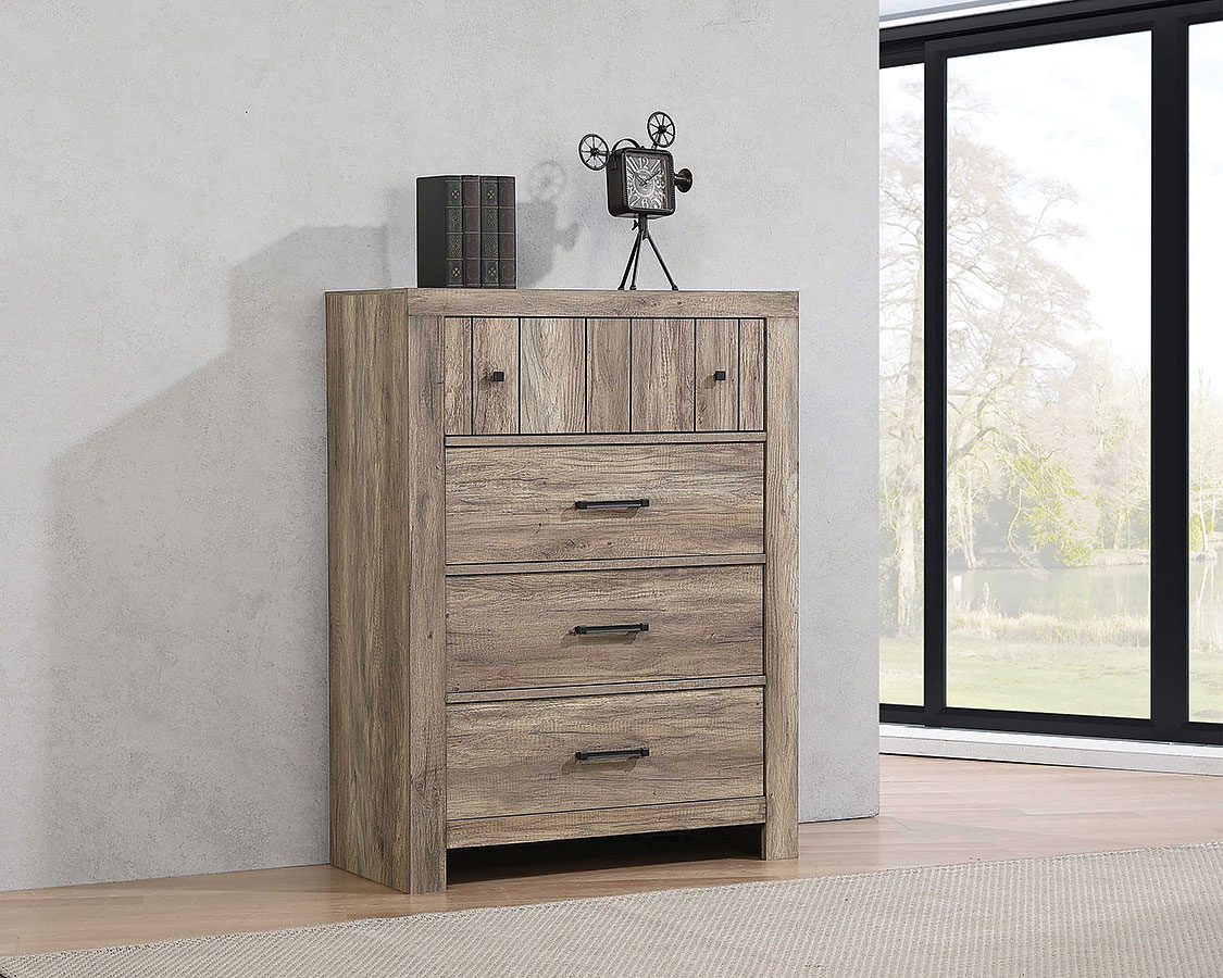 Adelaide Rustic Oak Panel Bedroom Set - 1StopBedrooms.