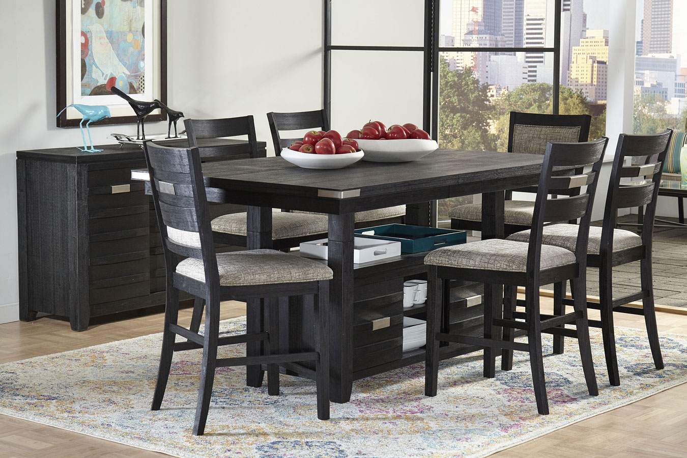 Altamonte Rectangular Adjustable Height Dining Set Charcoal 1stopbedrooms - Adjustable Height Dining Room Chairs Altamonte Rectangular Adjustable Height Dining Set Charcoal 1stopbedrooms - Adjustable Height Dining Room Chairs