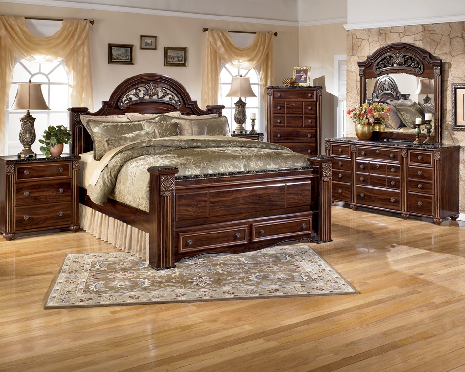 Gabriela Poster Storage Bedroom Set - 1StopBedrooms.