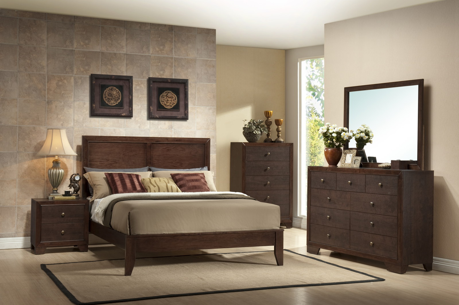 Crown Mark Furniture Silvia Bedroom Set In Chocolate Crown Mark Furniture Silvia Bedroom Set In Chocolate Brown Main Image