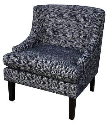 Byrams Black Cream Accent Chair 1stopbedrooms