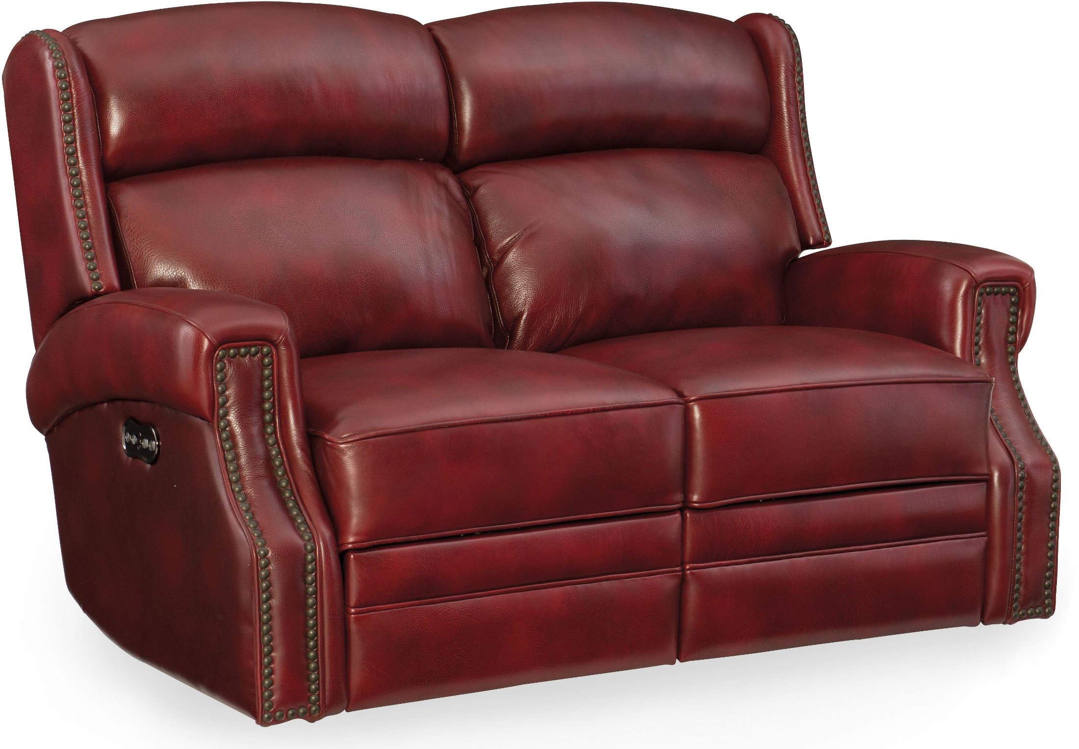 Carlisle Red Leather Power Reclining Living Room Set With Power