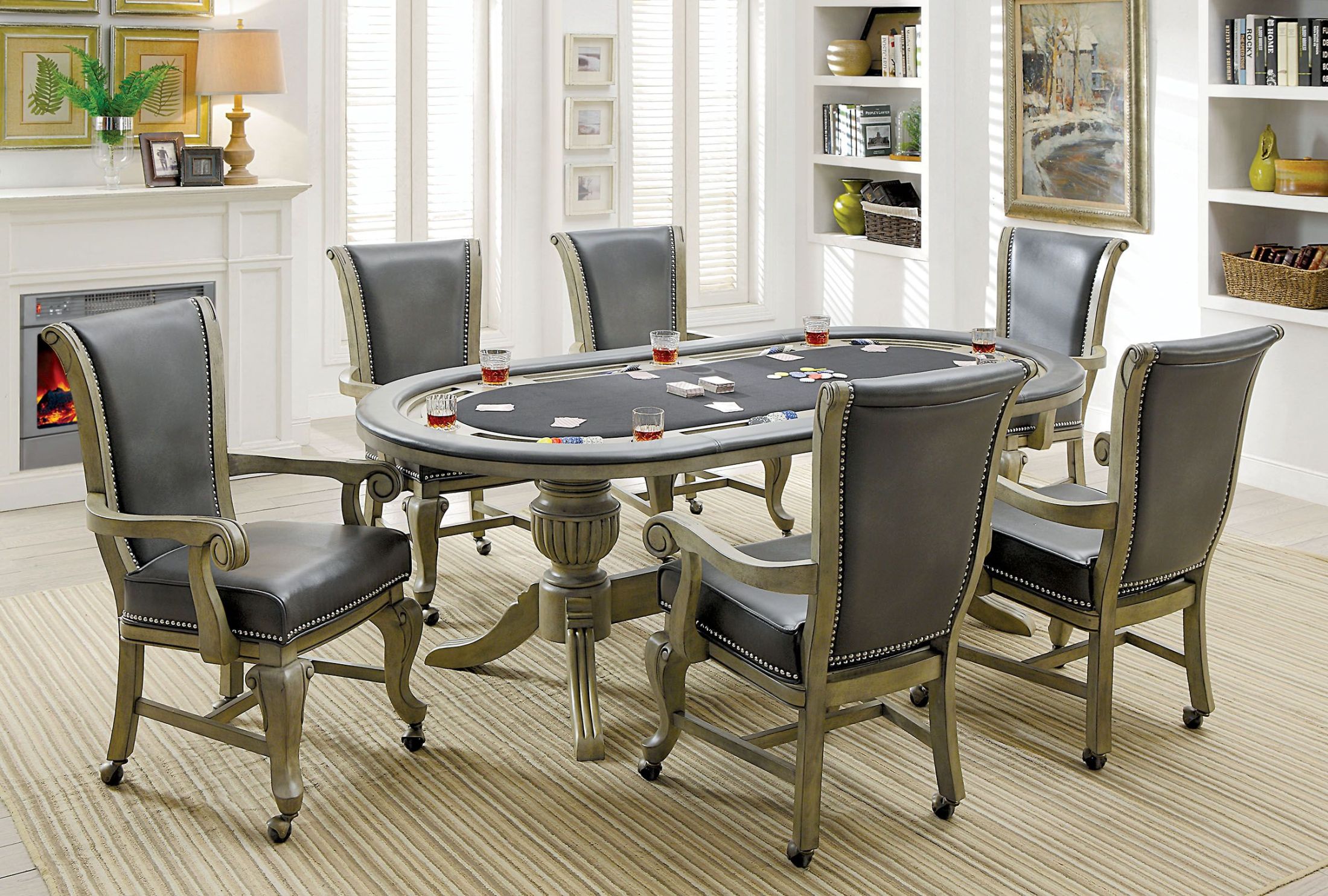 Melina Gray Game Room Set 1stopbedrooms