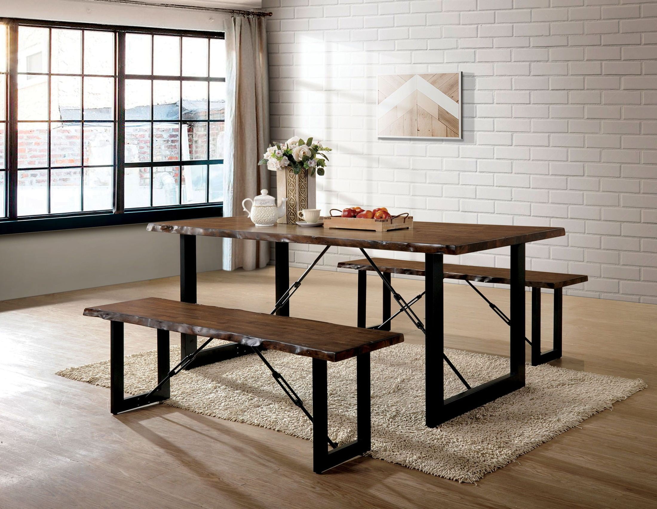 Dulce Walnut Dining Room Set 1stopbedrooms