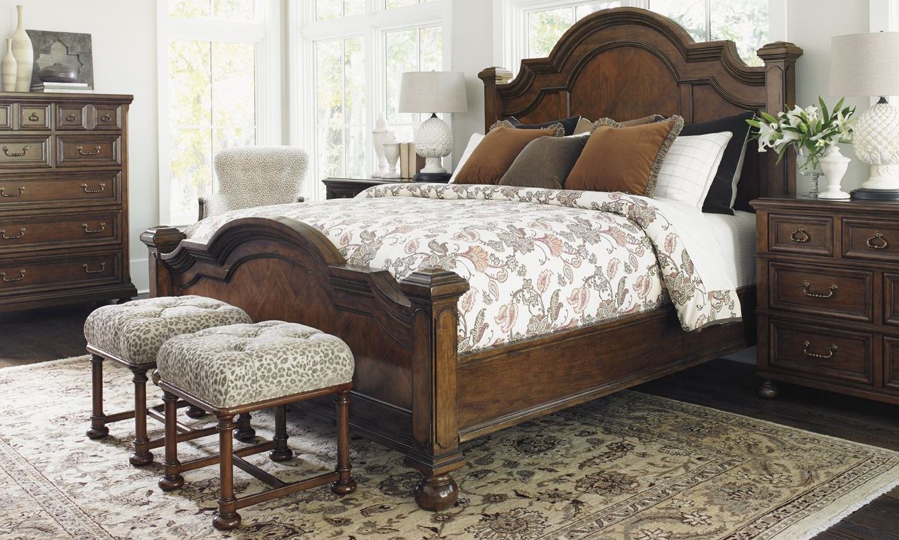 Coventry Hills Autumn Brown Roxbury Panel Bedroom Set ...