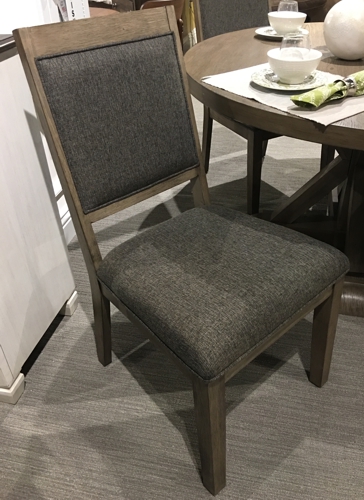 New Classic Furniture Madelyn Upholstered Dining Chair In Smoke