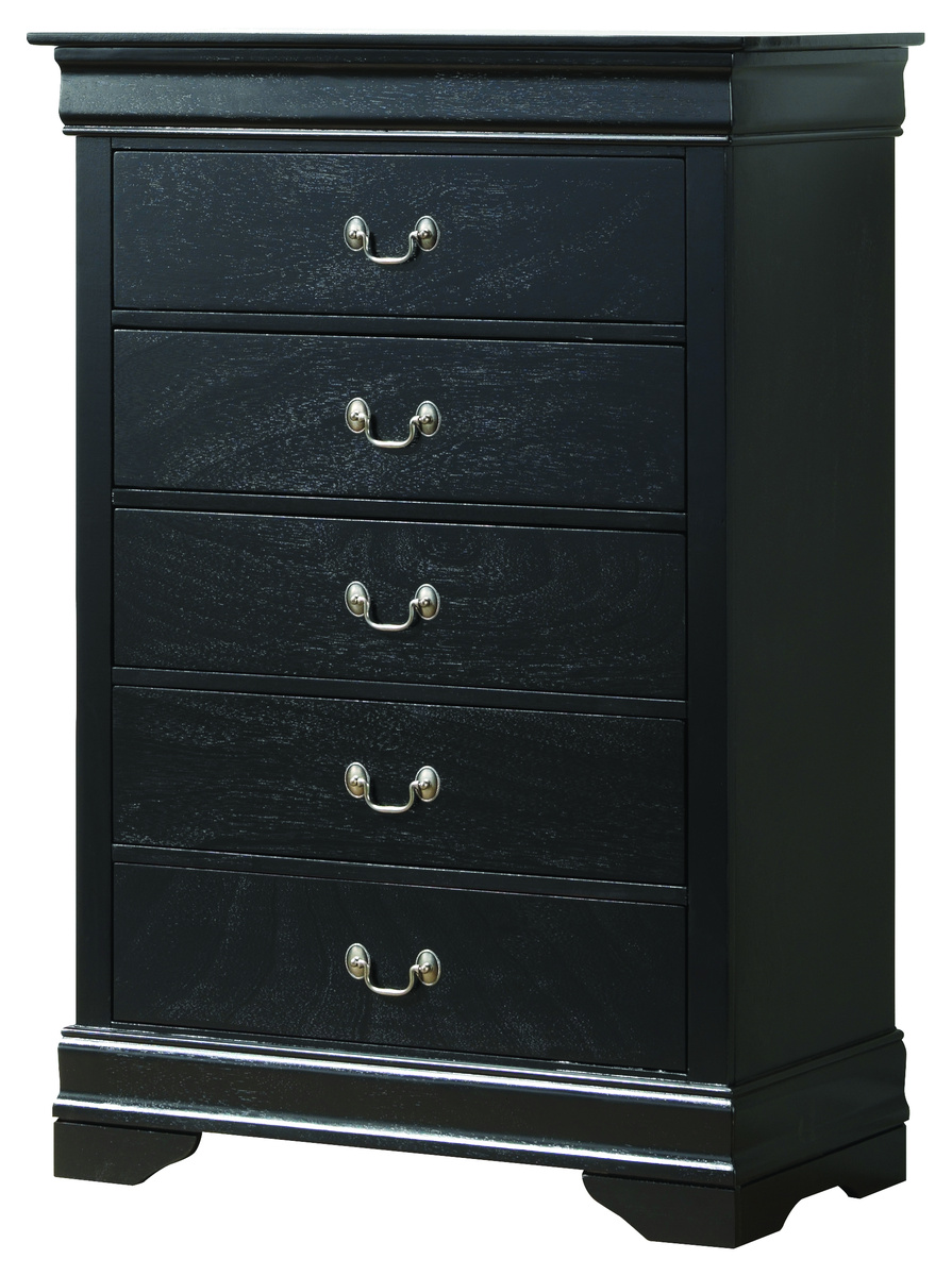 Glory Furniture G3150 Low Profile Storage Bedroom Set In Black