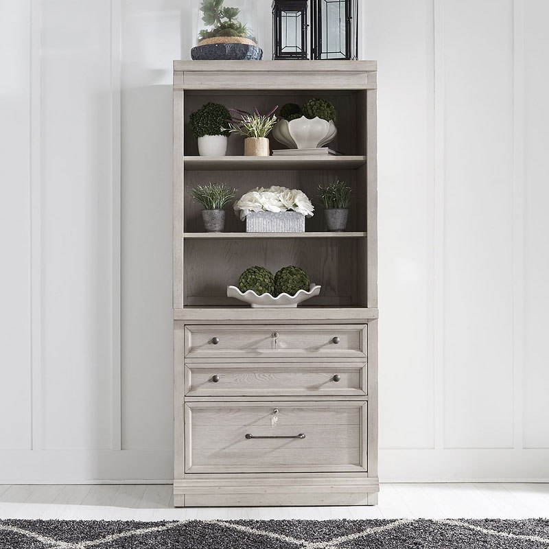 Harvest Home Bunching Lateral File Cabinet W Hutch Cottonfield White 1stopbedrooms