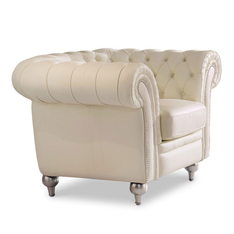 287 Tufted Cream Living Room Set 1stopbedrooms
