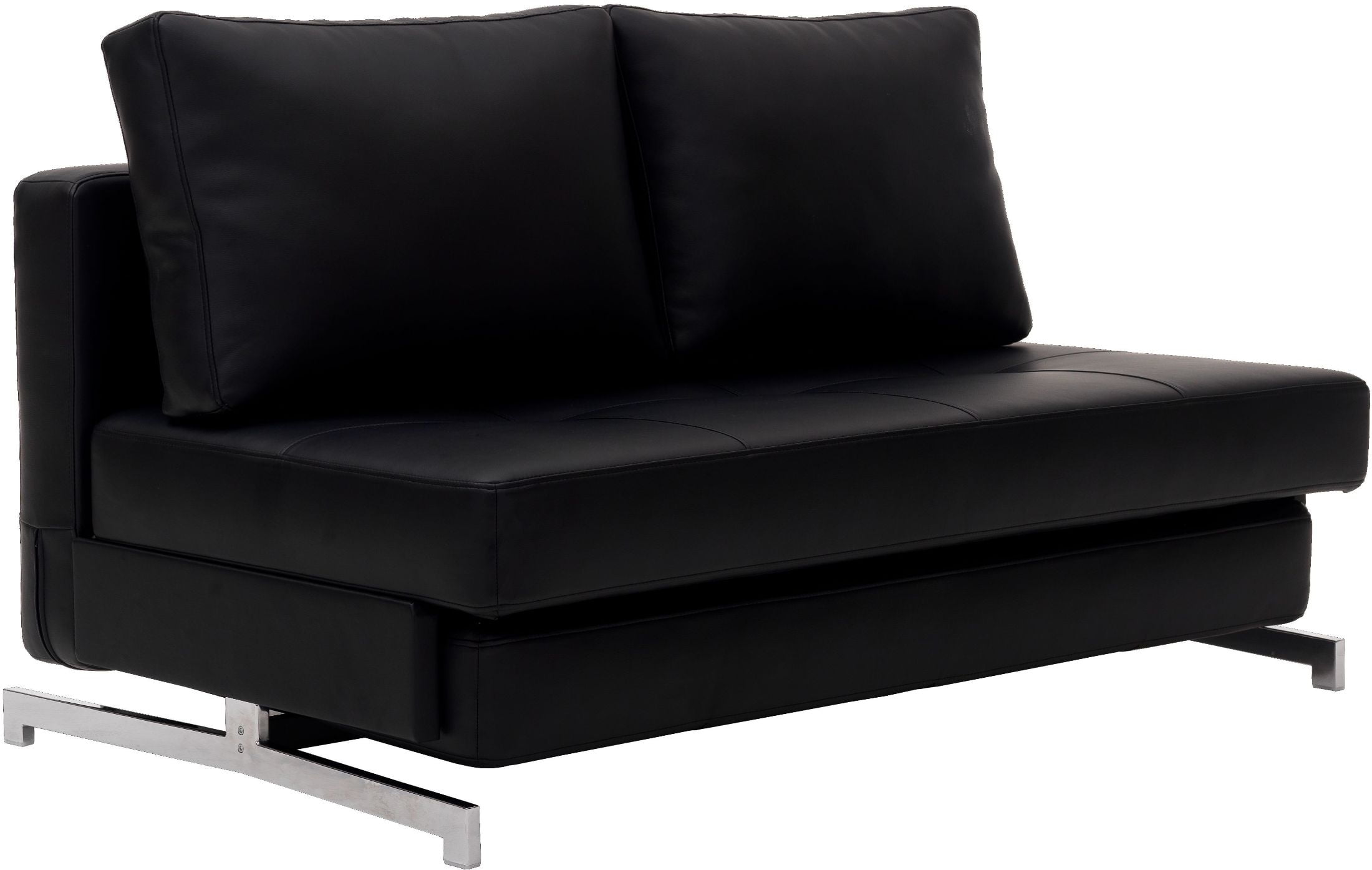 K43 1 Black Leatherette Premium Sofa Bed 1stopbedrooms Black Leatherette Premium Sofa Bed