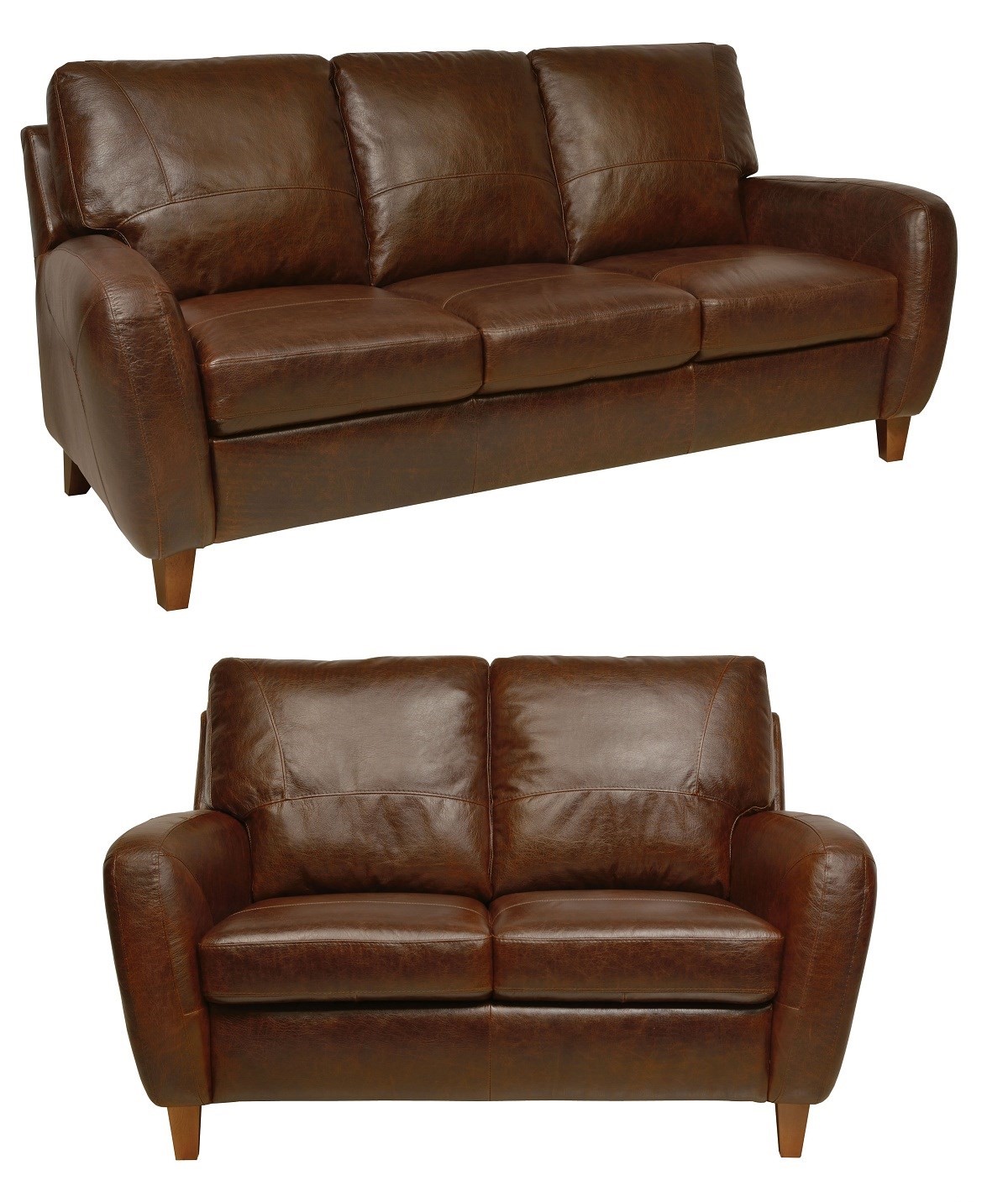Jennifer Italian Leather Living Room Set Ivory 1stopbedrooms