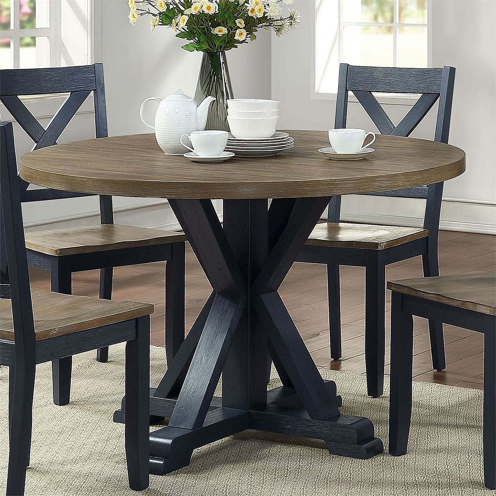 Lakeshore Dining Room Set Navy 1stopbedrooms