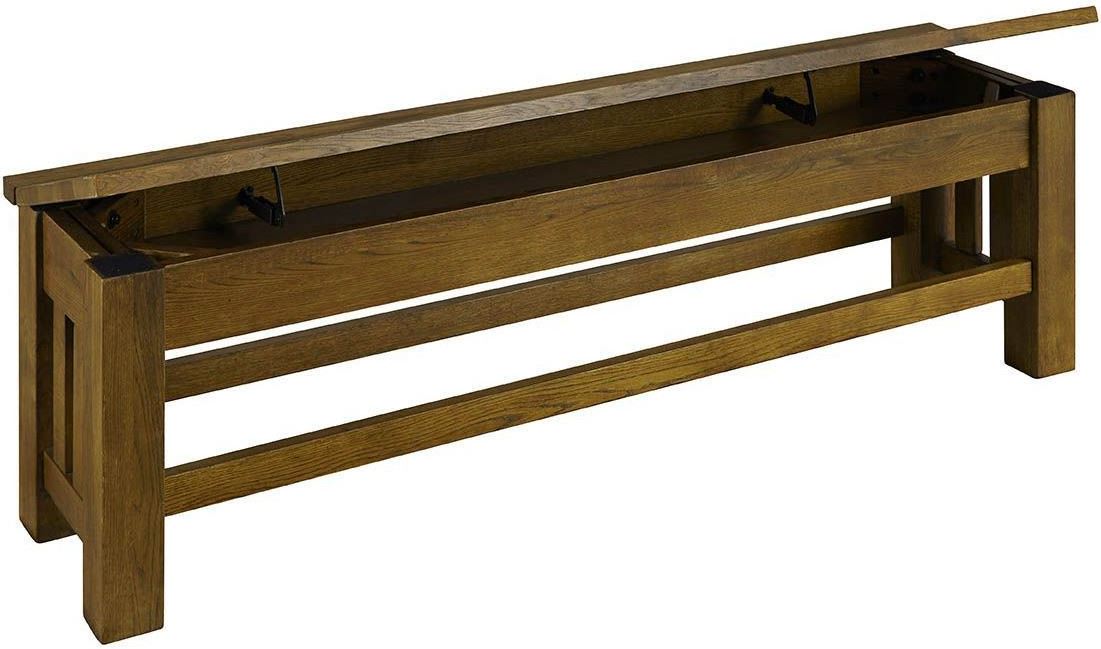 Laurelhurst 66 Rustic Oak Extendable Rectangular Counter Height