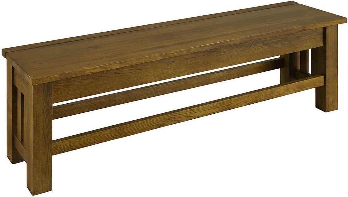 Laurelhurst 66 Rustic Oak Extendable Rectangular Counter Height