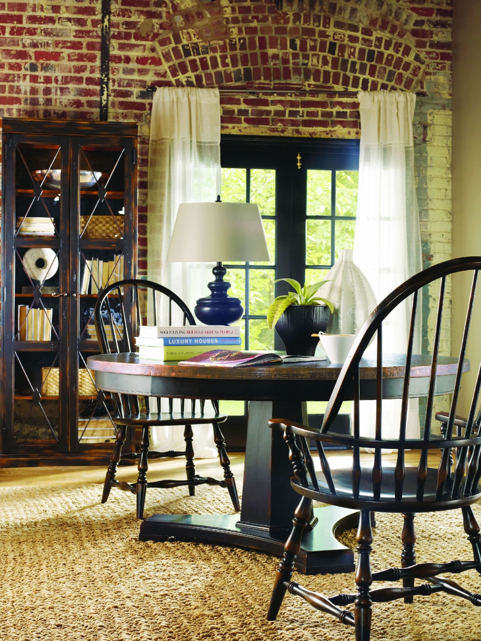 Sanctuary Ebony And Copper 48 Round Dining Room Set 1stopbedrooms Round Dining Room Set