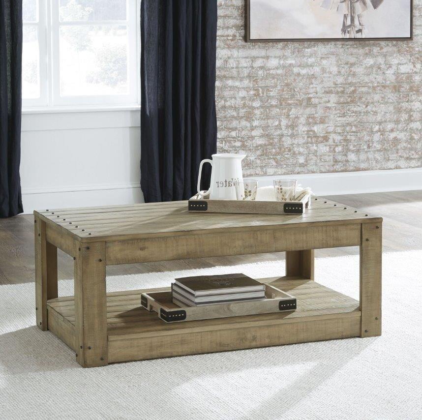 Lindalon Light Brown Occasional Table Set 1stopbedrooms