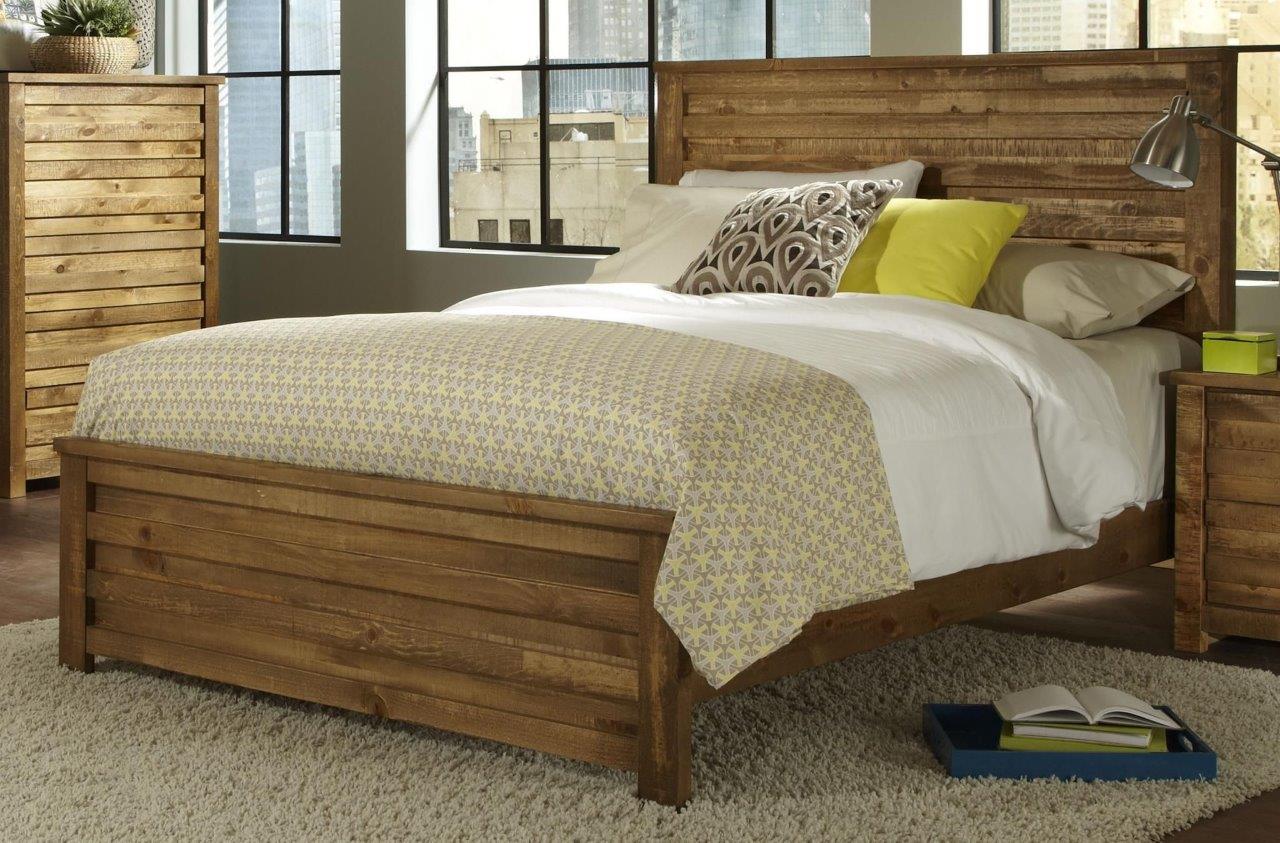 Melrose Driftwood Panel Bedroom Set - 1StopBedrooms.