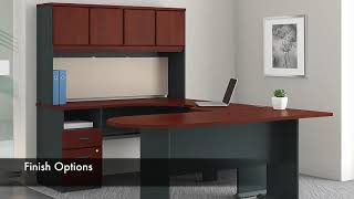 Series A Pewter 48 Inch Corner Desk 1stopbedrooms
