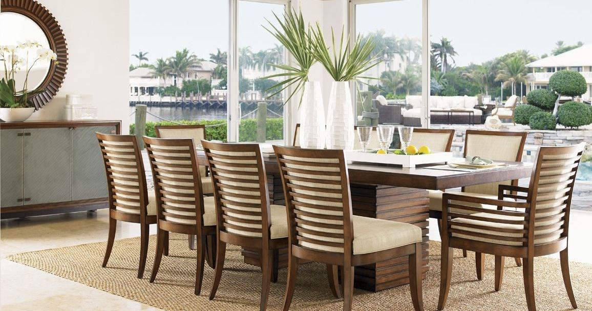 Ocean Club Peninsula Dining Room Set 1stopbedrooms