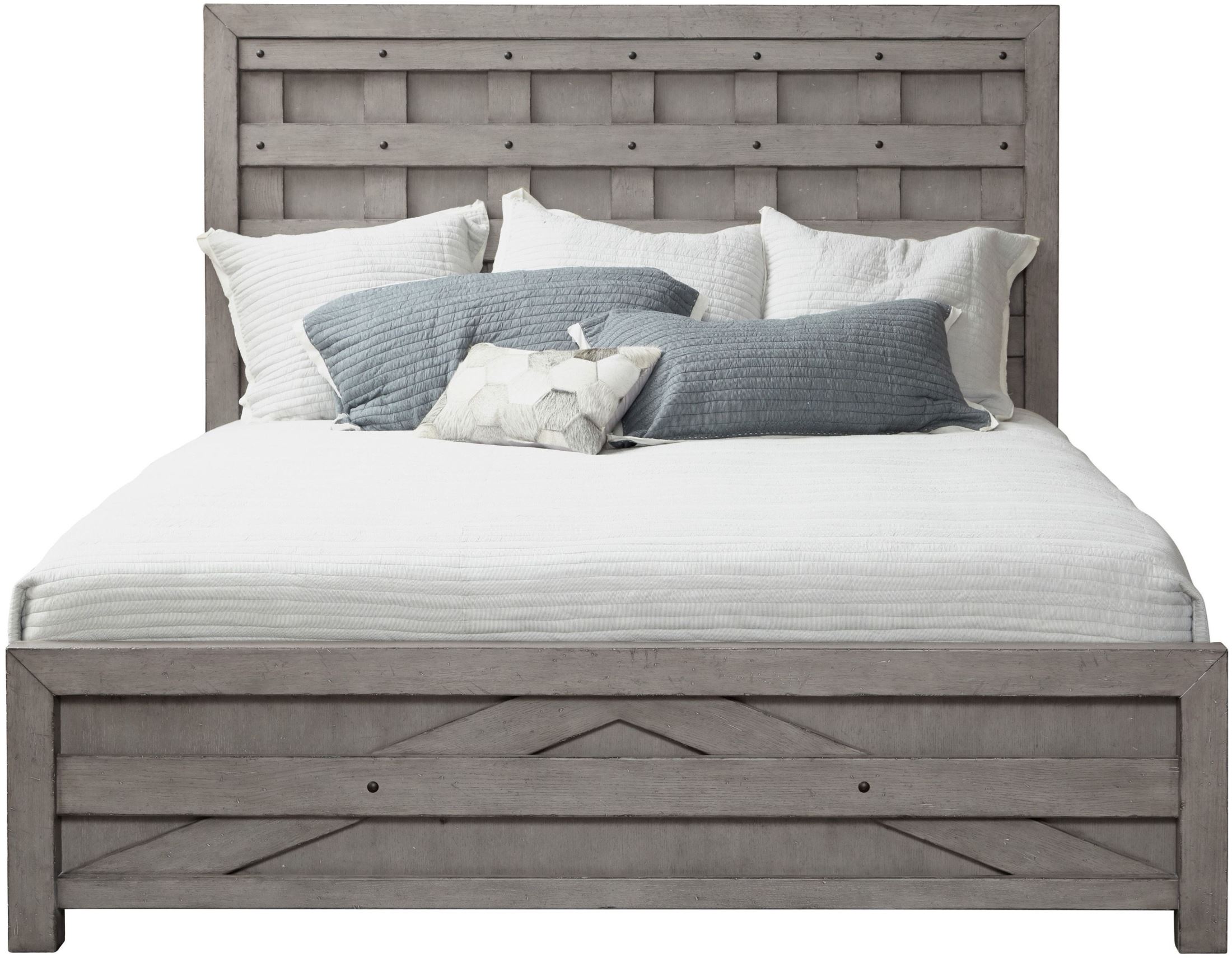 Prospect Hill Gray Pallet Panel Bedroom Set