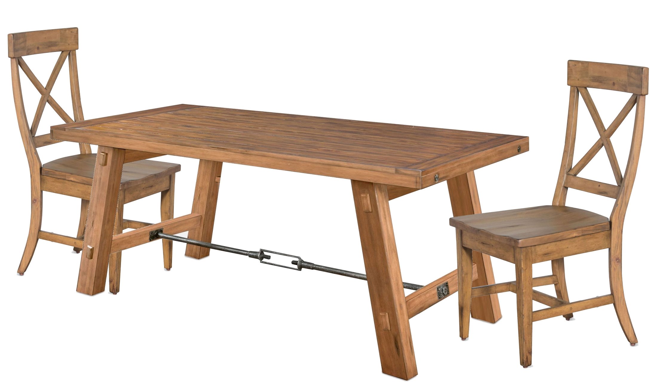 Sierra Dry Leaf Rectangular Dining Room Set 1stopbedrooms