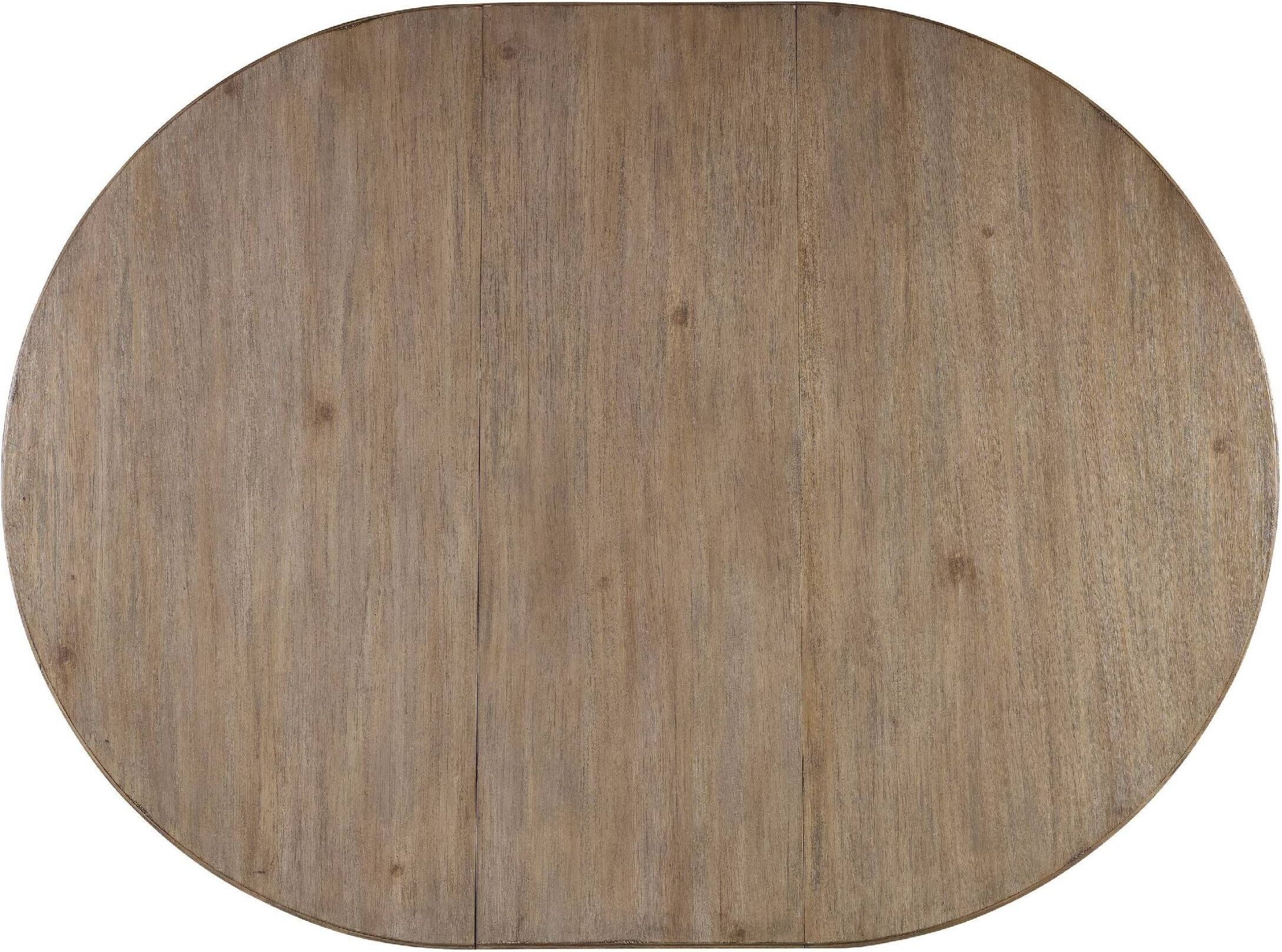 Corsica Light Wood Round Extendable Dining Room Set