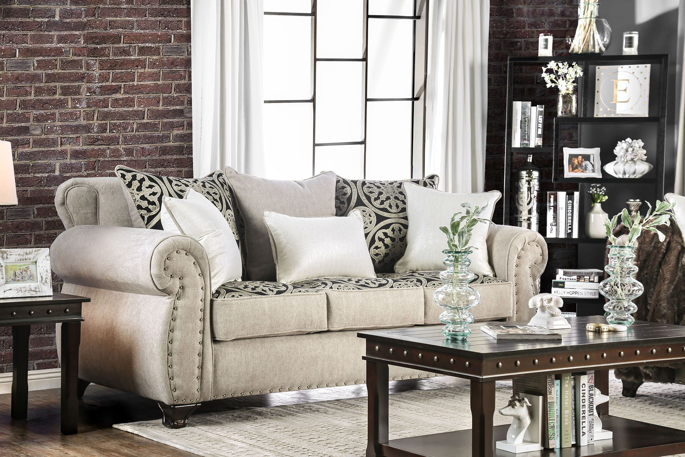 Sinatra Cream Living Room Set 1stopbedrooms