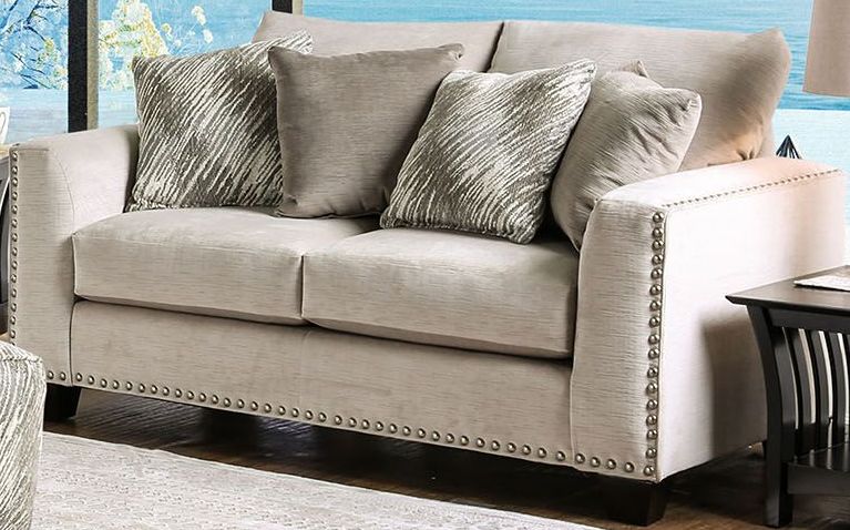 Stefano Light Mocha Upholstered Living Room Set 1stopbedrooms