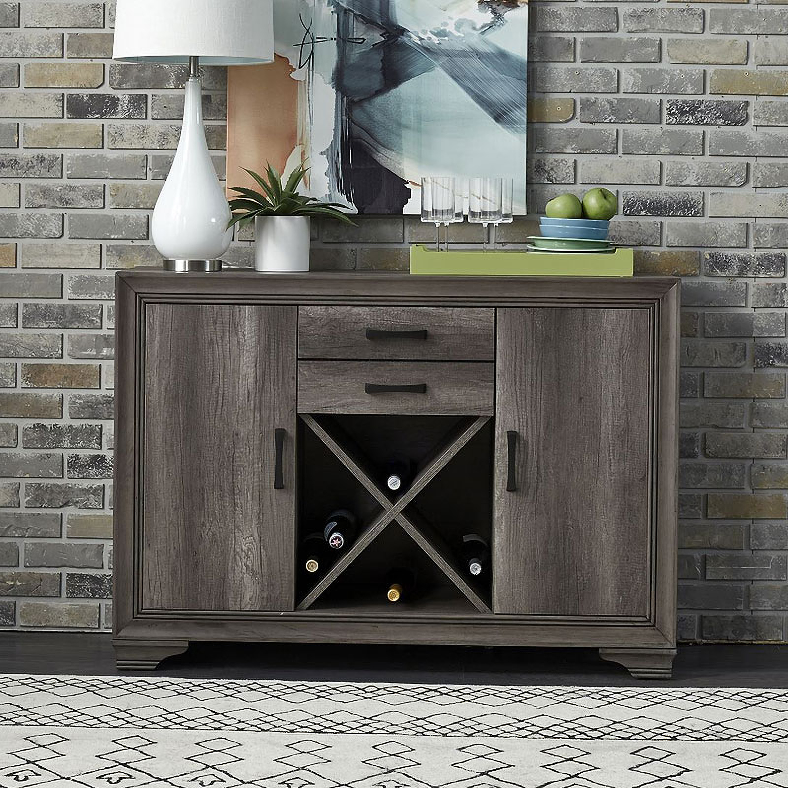 Tanners Creek 72 Inch Dining Room Set W Upholstered Chairs And