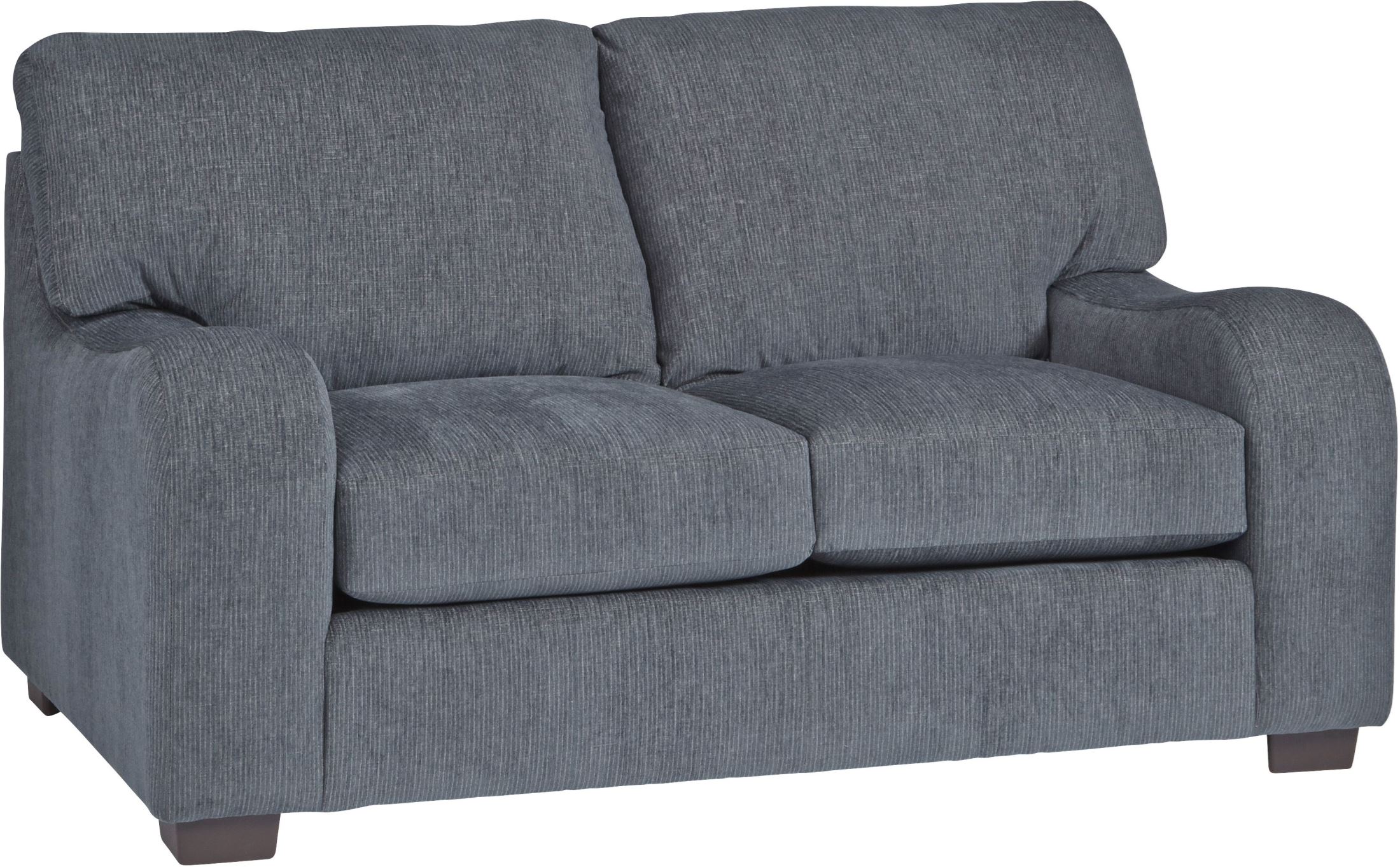 Nora Grayish Blue Chenille Chair And A Half 1stopbedrooms