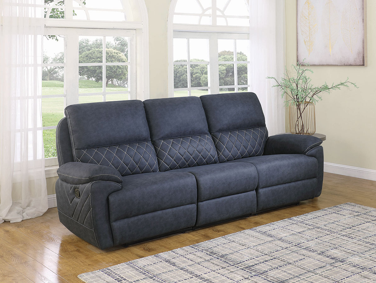 Variel Reclining Living Room Set Blue 1stopbedrooms